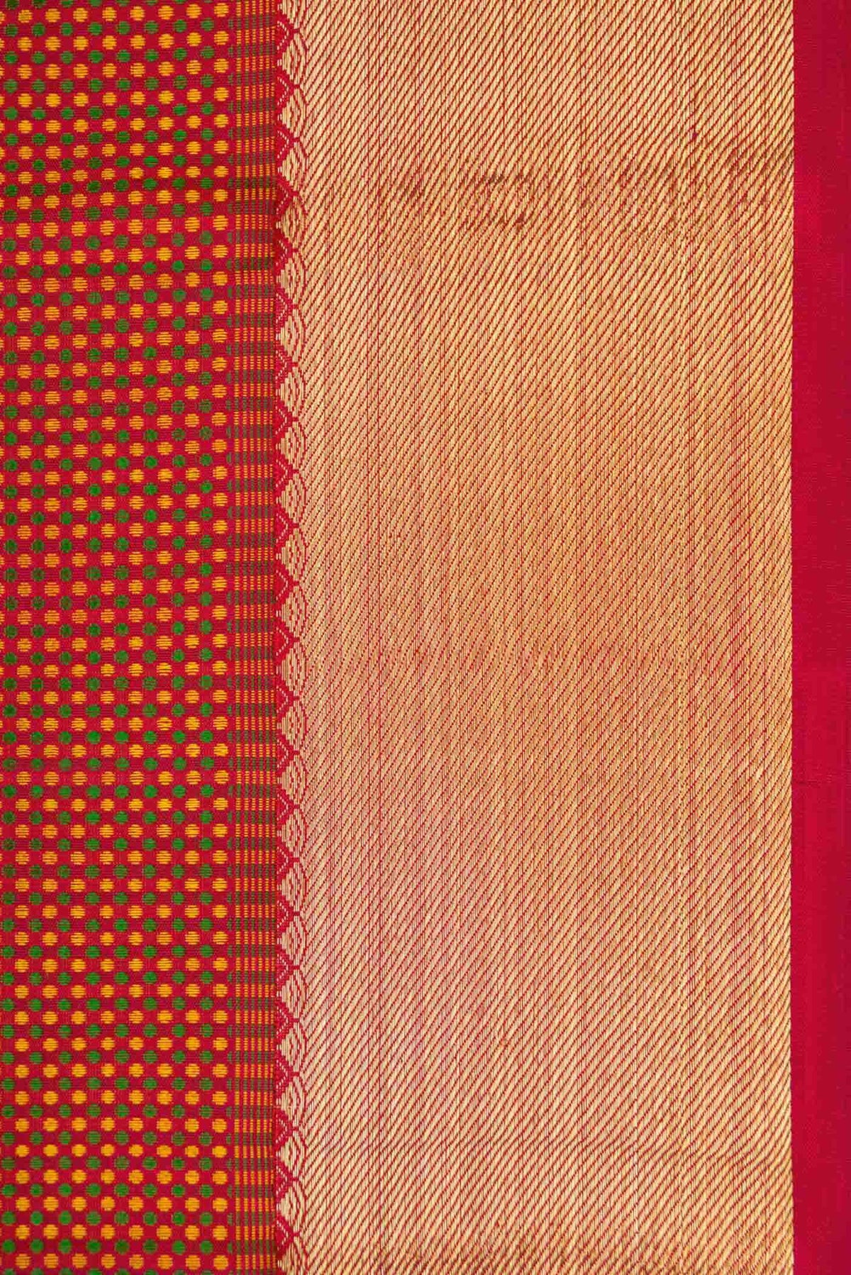 Pure Silk Pure Zari Maroon Dual Tone Kanchipuram Saree