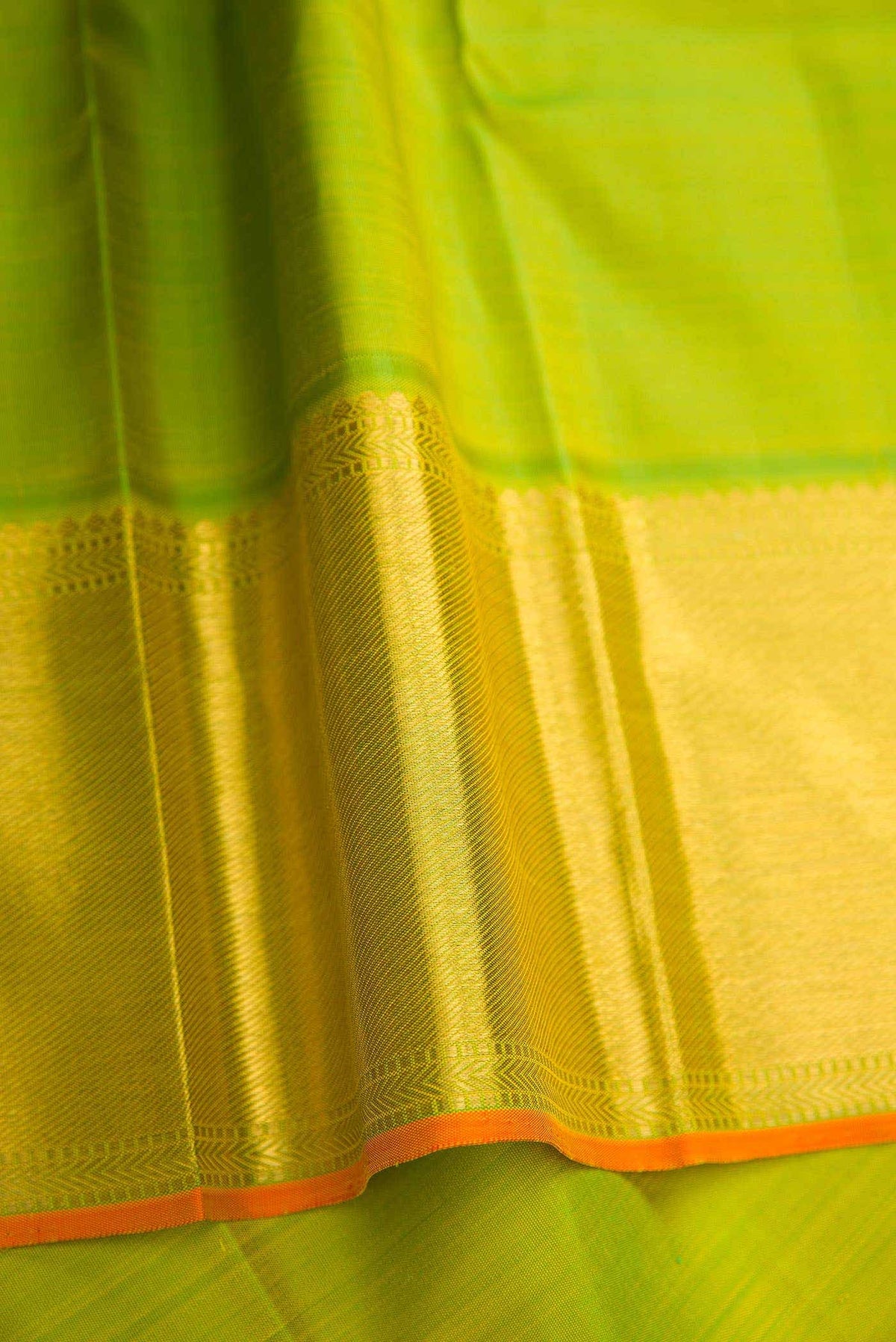 Pure Silk Pure Zari Violet Dual Tone Kanjivaram Saree