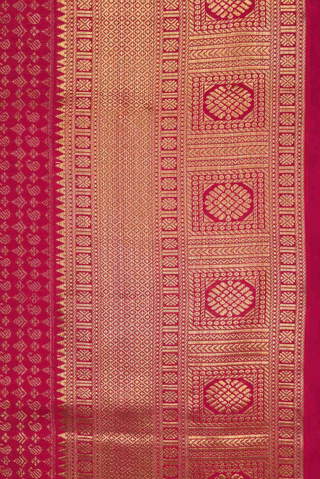 Pure Silk Pure Zari Maroon Kanjivaram Saree