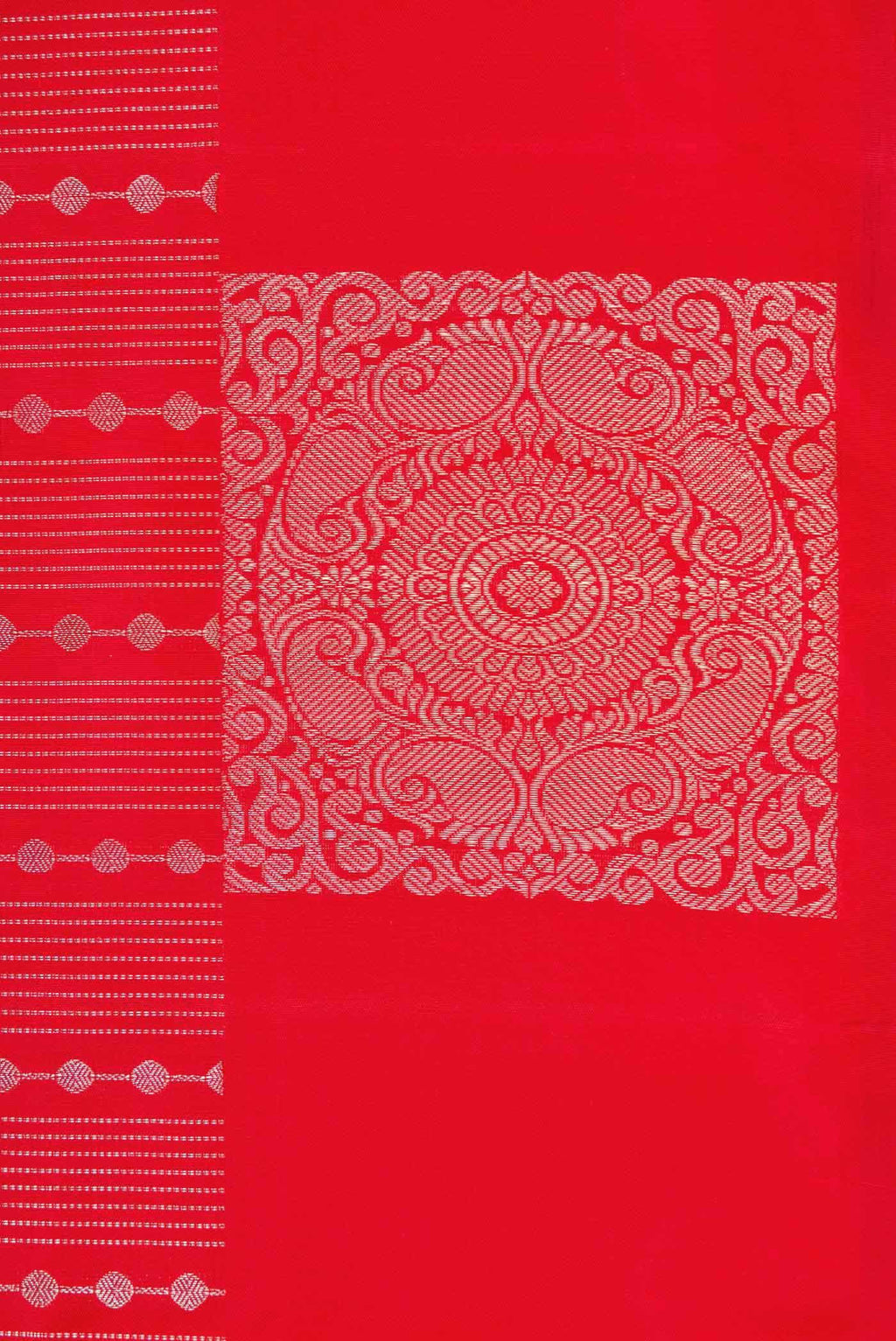 Red Dual Tone Kanjivaram Silk Saree
