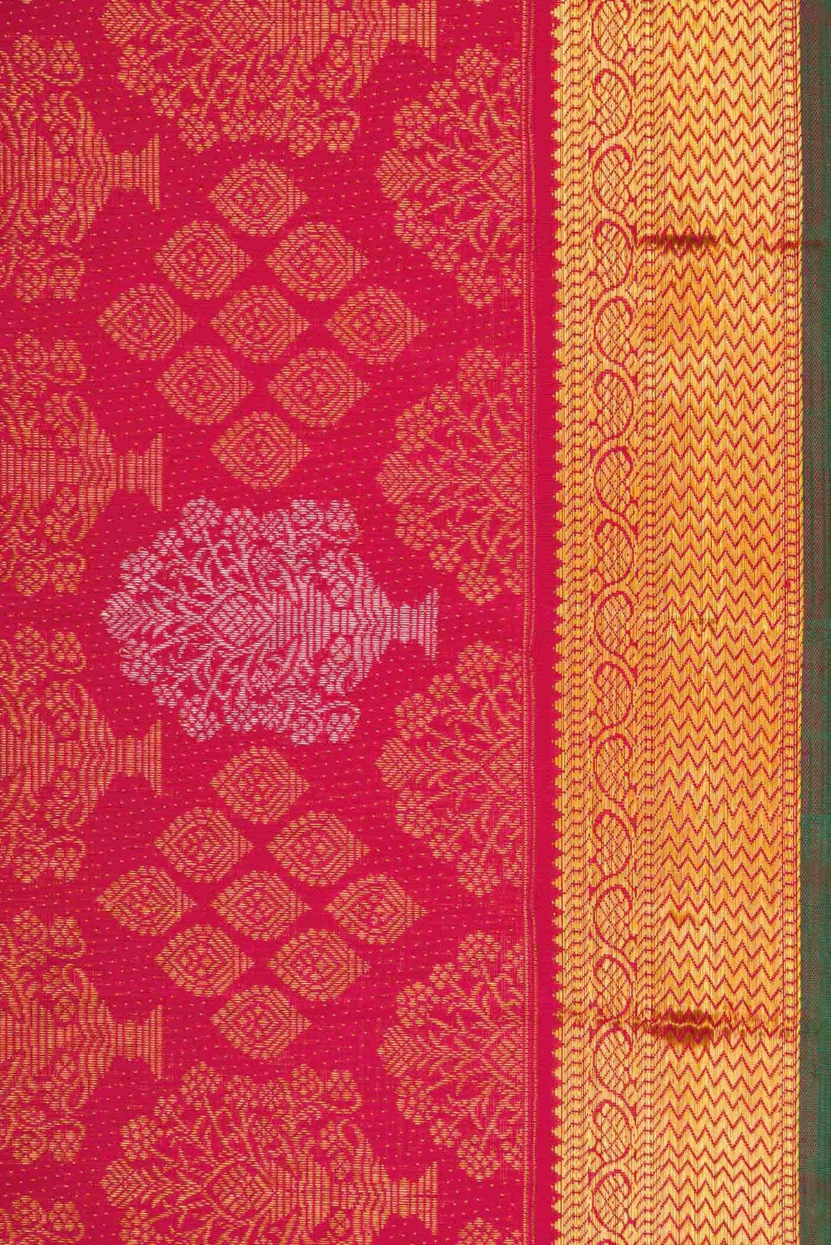 Imperial Red Kanchipuram Silk Saree
