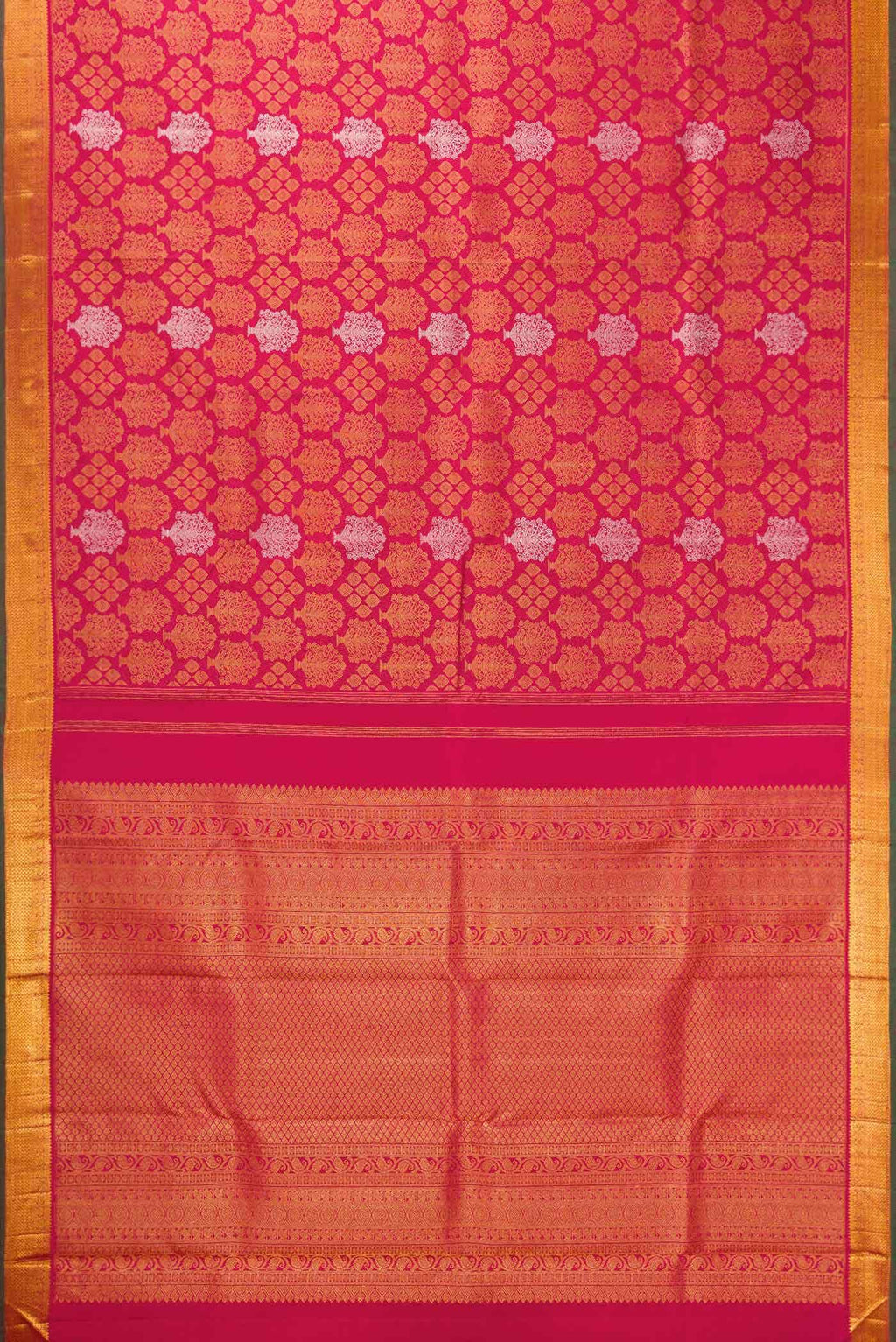Imperial Red Kanchipuram Silk Saree