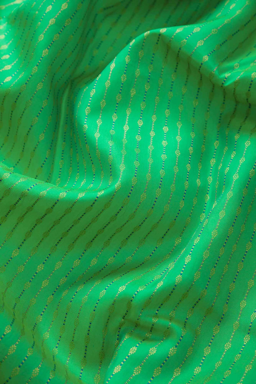 Sea Green Dual Tone Kanjivaram Silk Saree