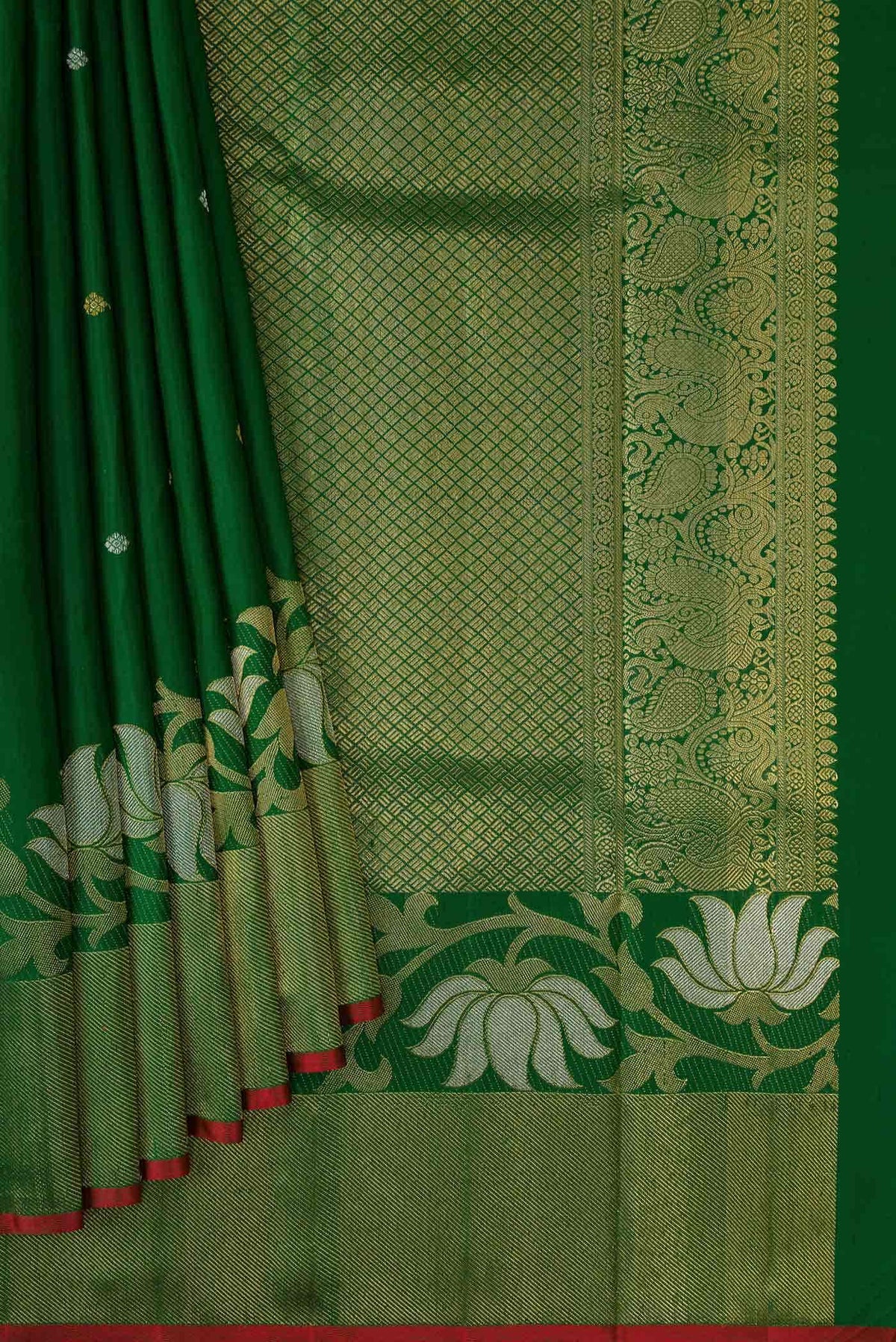 Green Kanchipuram Silk Saree