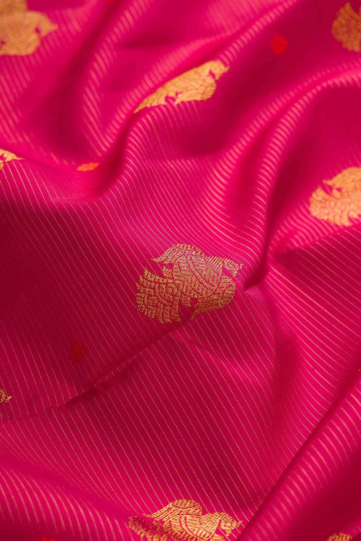 Maroon Dual Tone Kanchipuram Silk Saree