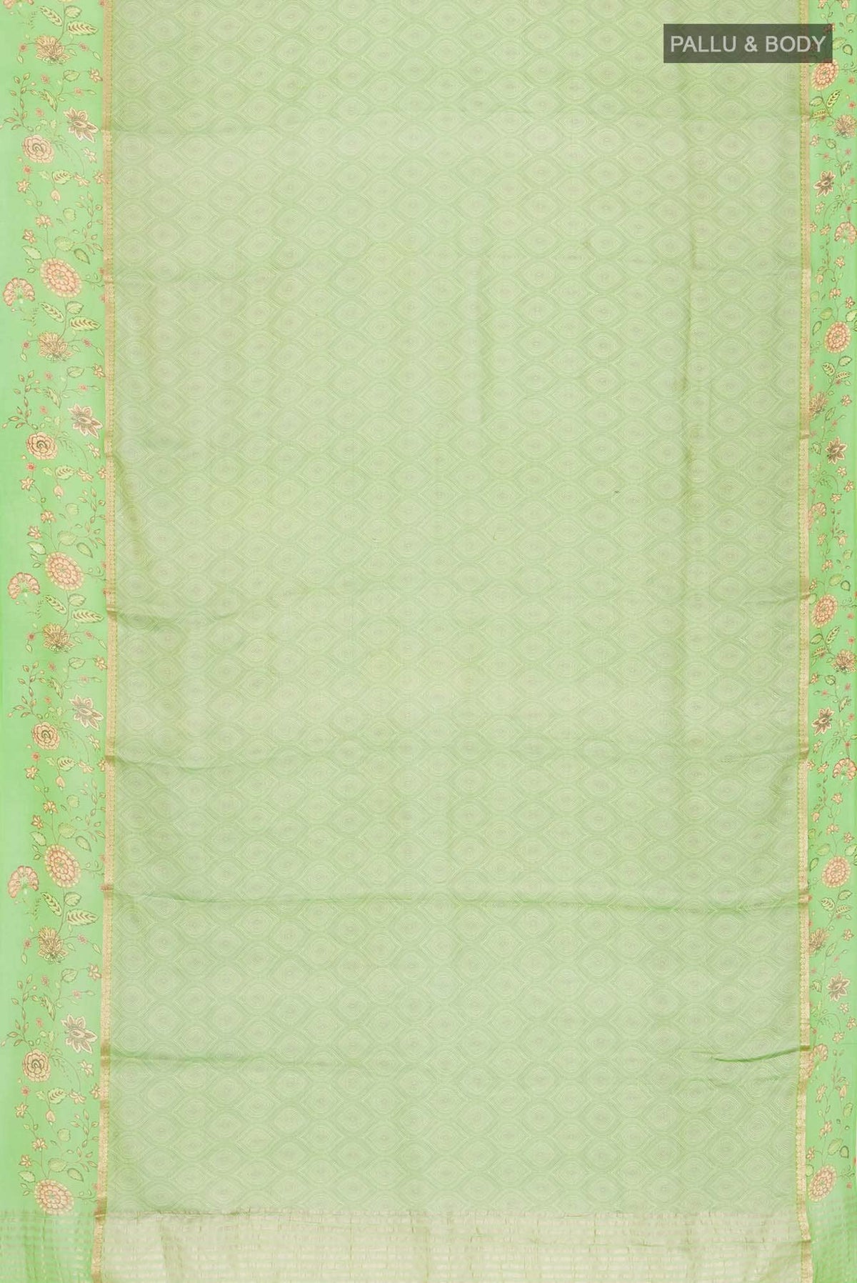 Green Mysore Georgette Saree