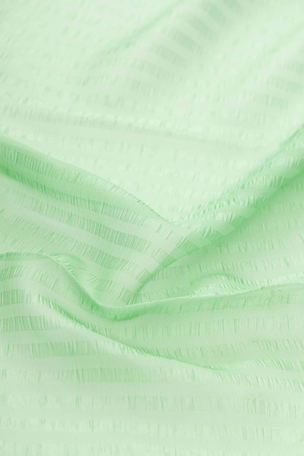 Light Green Mysore Chiffon Saree