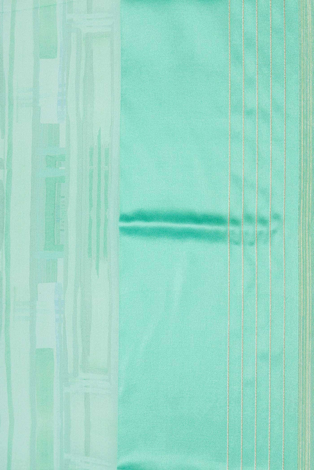 Light Green Mysore Georgette Saree