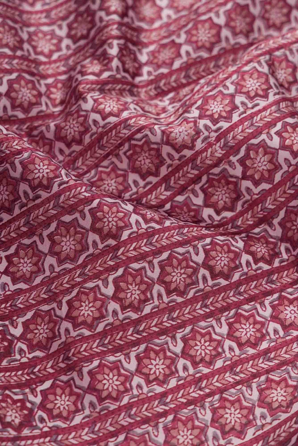 Dark Mauve Dual Tone Tussar Silk Saree