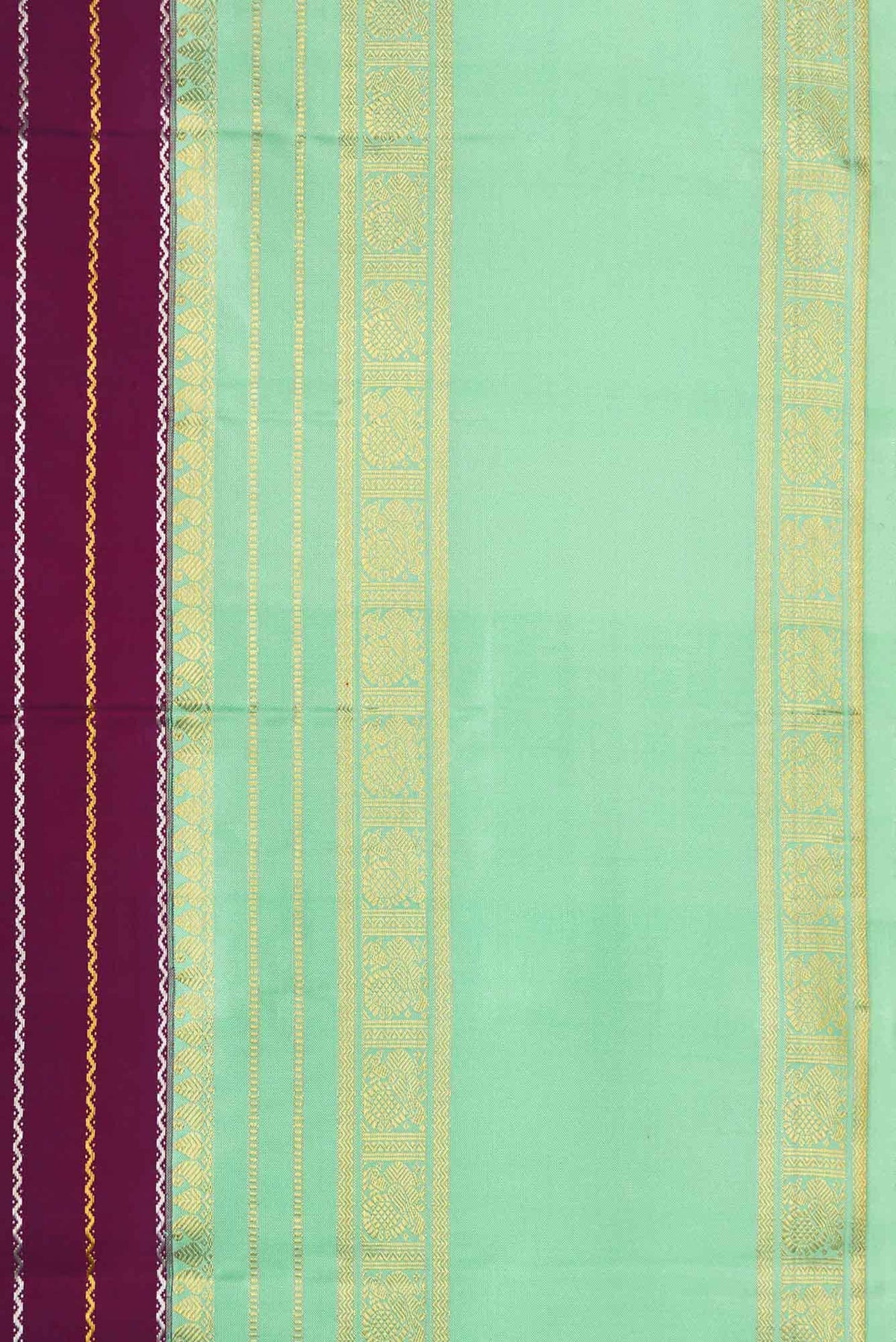 Purple Kanchipuram Silk Saree