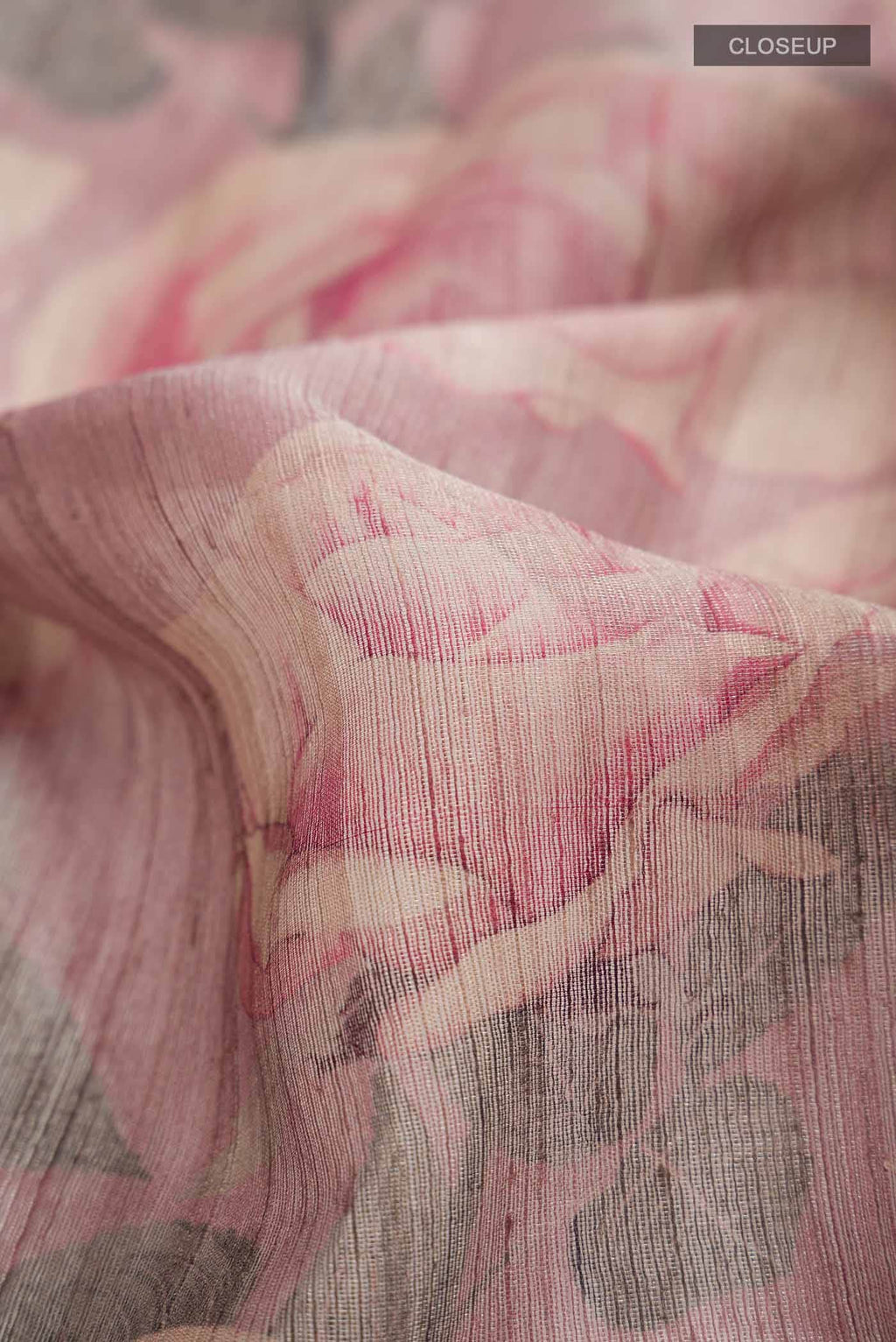 Mauve Tussar Silk Saree