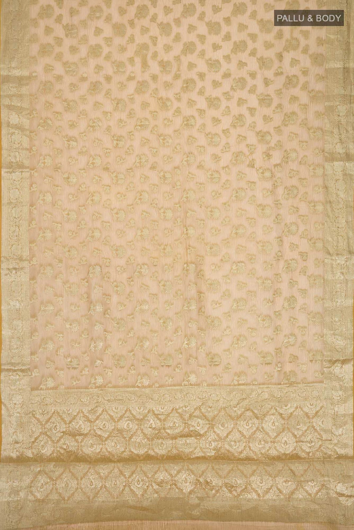 Yellow Tissue Silk Saree