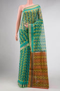 Green Silk Cotton Saree