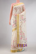 Gold Dual Tone Kerala Cotton Saree