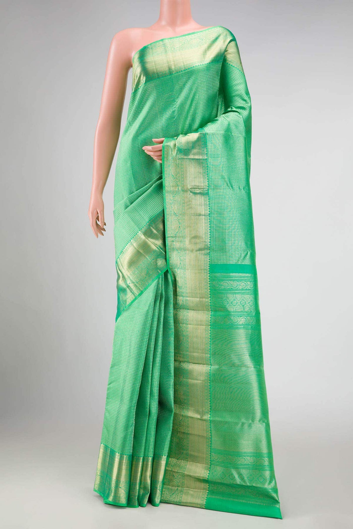Green Kanchipuram Silk Saree