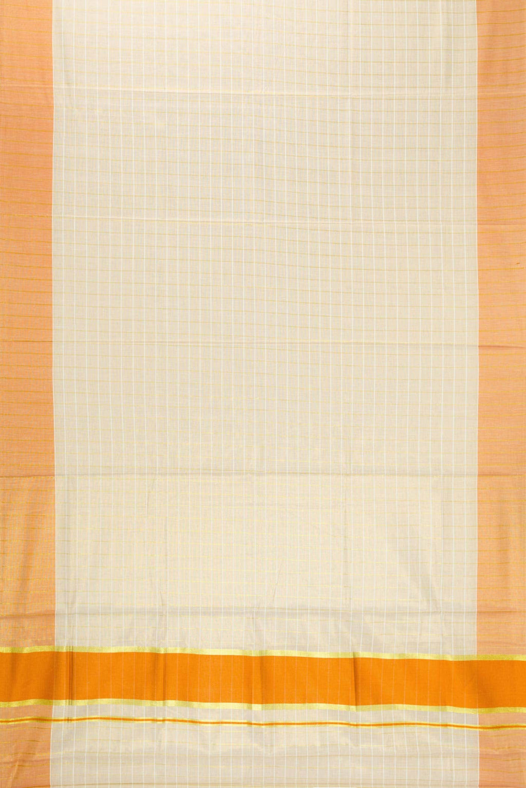 Gold Dual Tone Kerala Cotton Saree