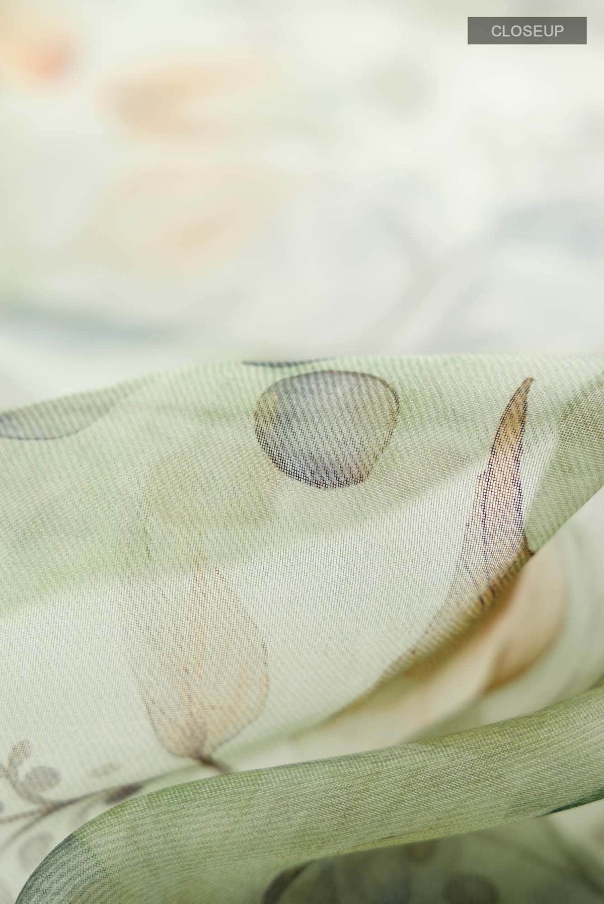 Green Organza Silk Saree
