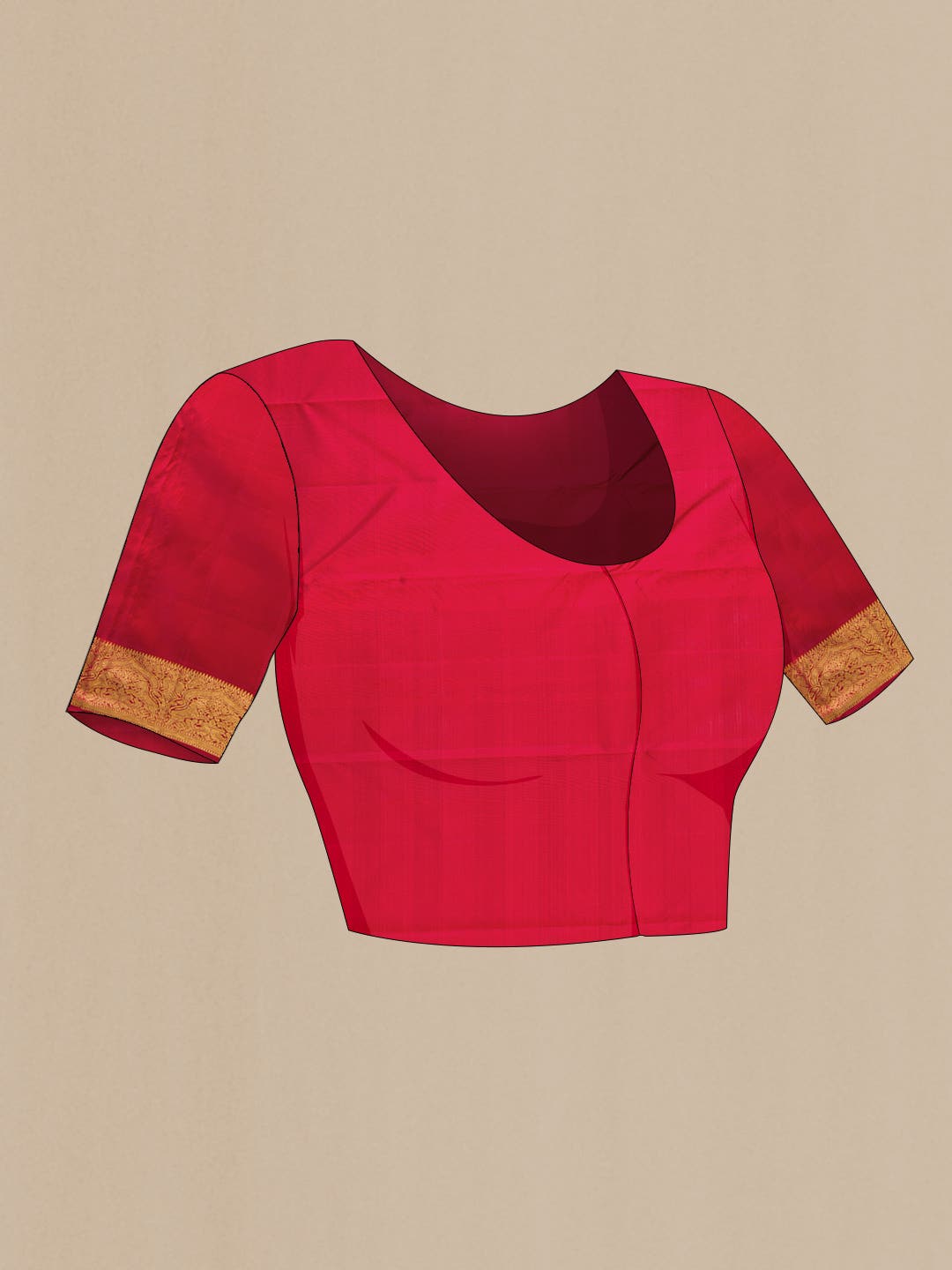 Pure Silk Pure Zari Multi Kanjivaram Saree
