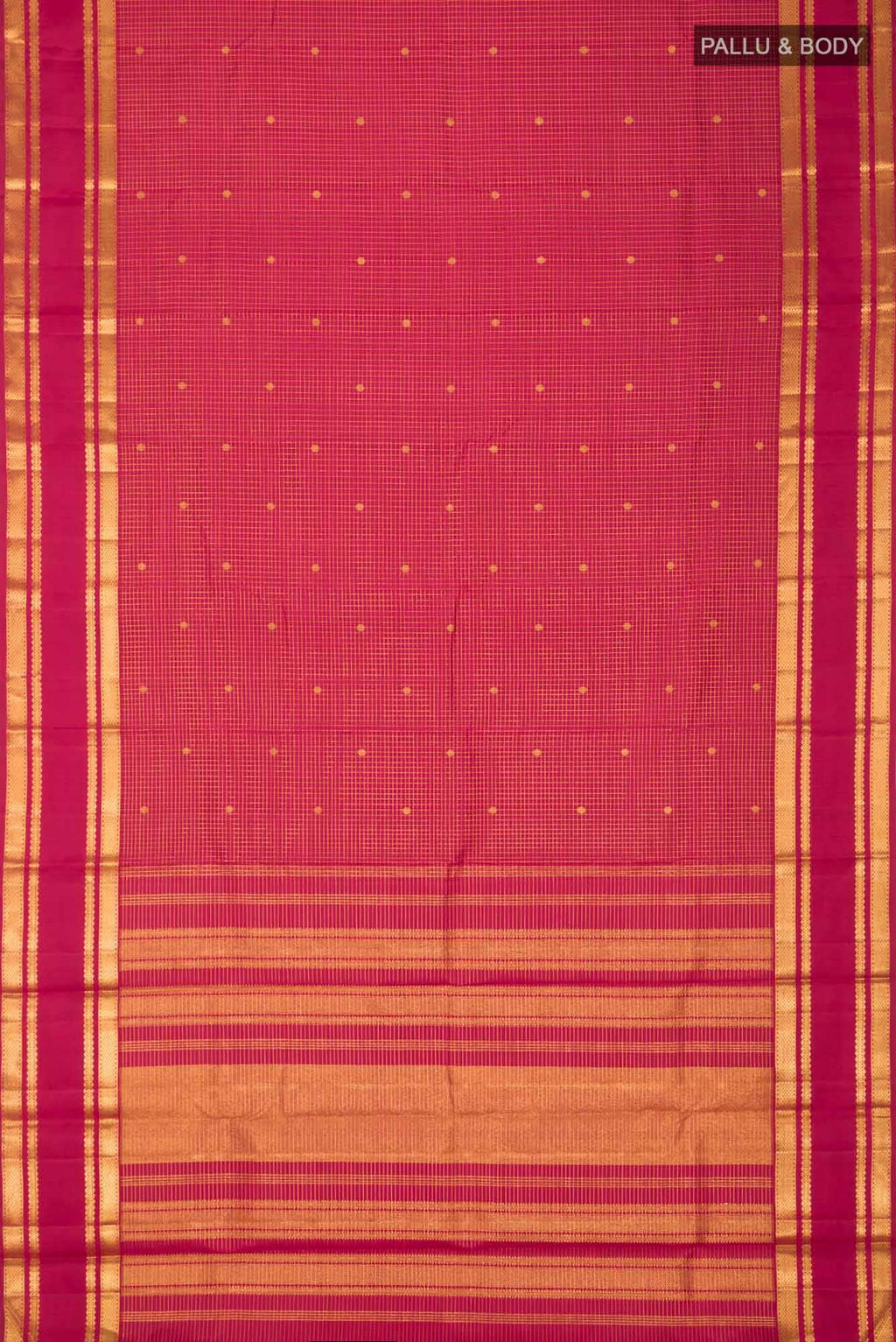Maroon Kanjivaram Silk Saree