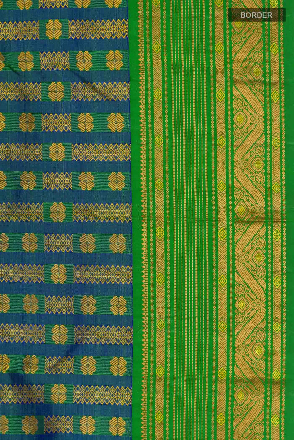 Blue Kanjivaram Silk Saree
