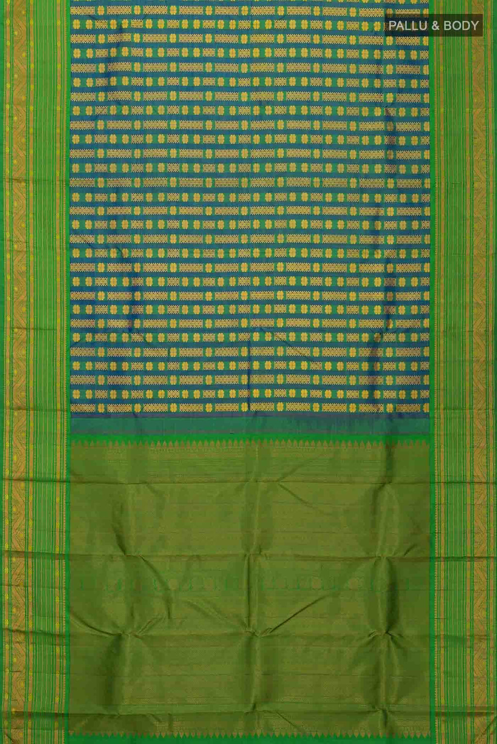 Blue Kanjivaram Silk Saree