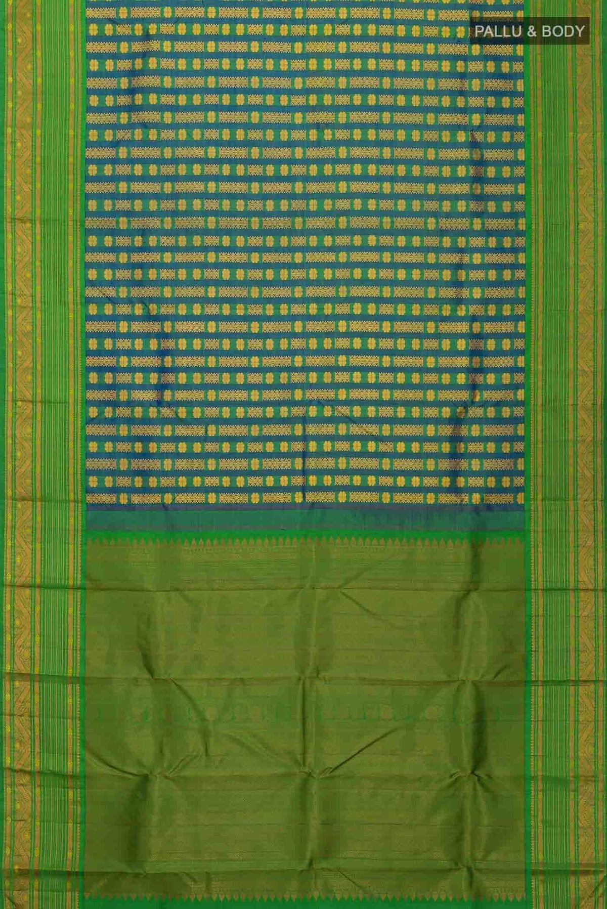 Blue Kanjivaram Silk Saree