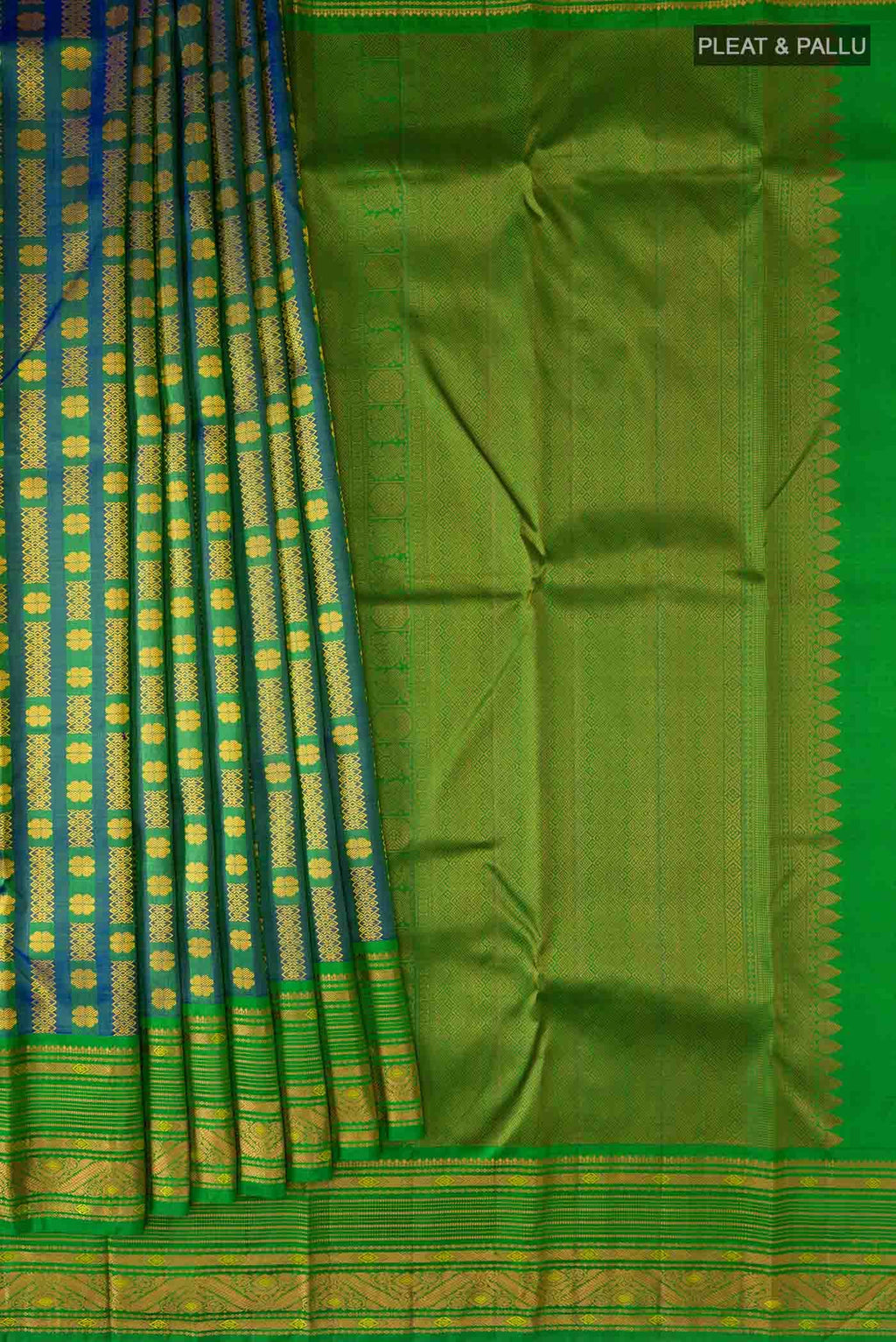 Blue Kanjivaram Silk Saree