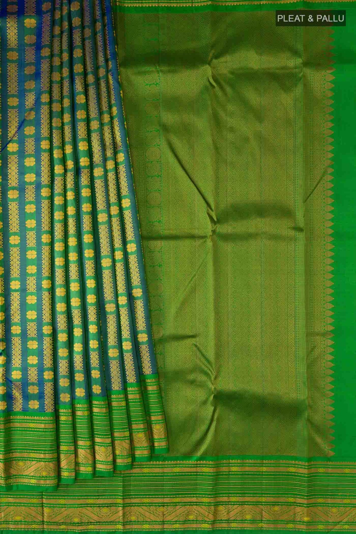 Blue Kanjivaram Silk Saree