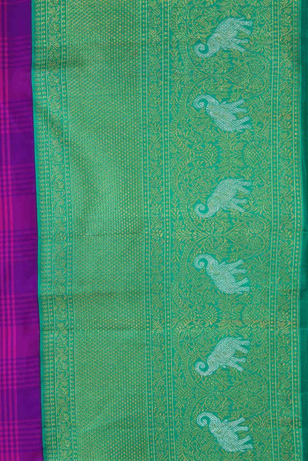 Pure Silk Pure Zari Multi Kanjivaram Saree