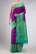 Pure Silk Pure Zari Multi Kanjivaram Saree
