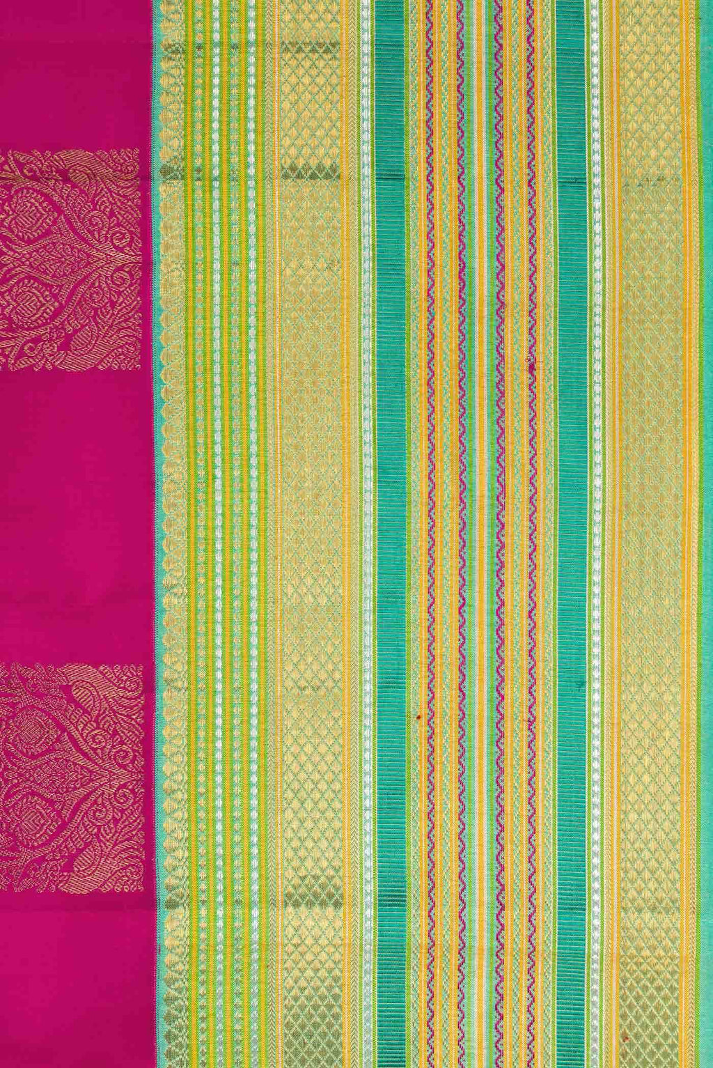 Pink Kanchipuram Silk Saree