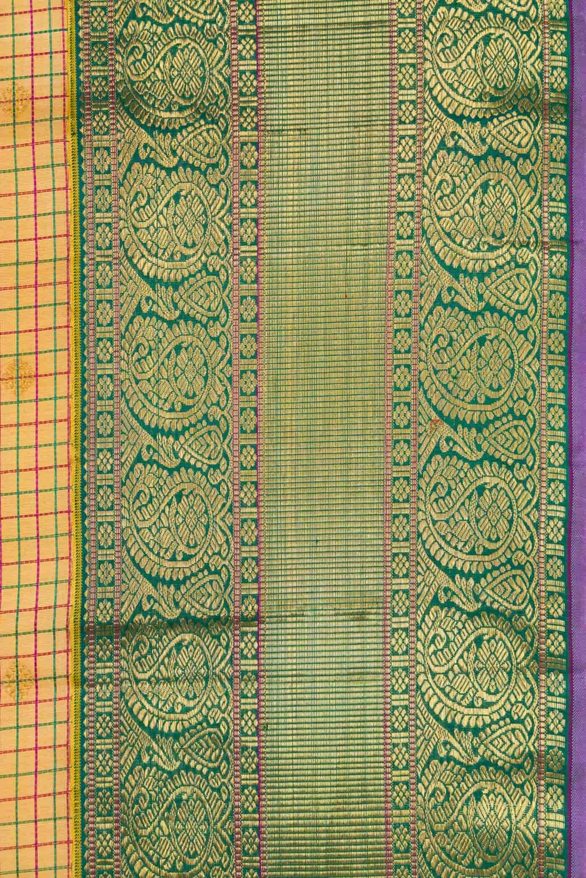 Mustard Linen Saree