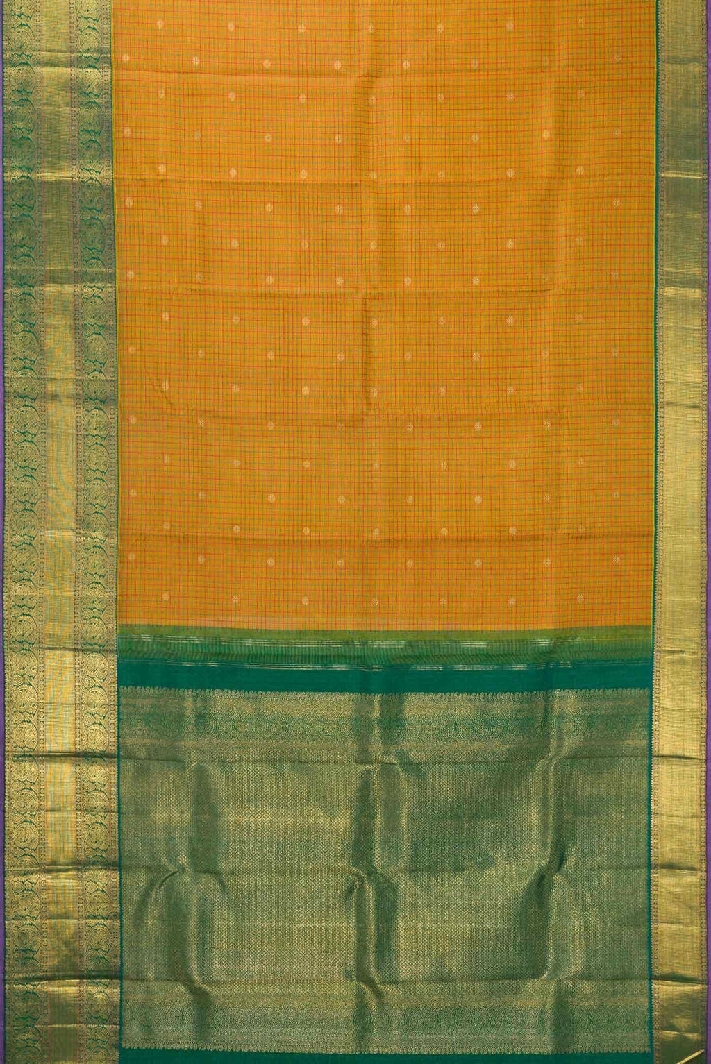 Mustard Linen Saree