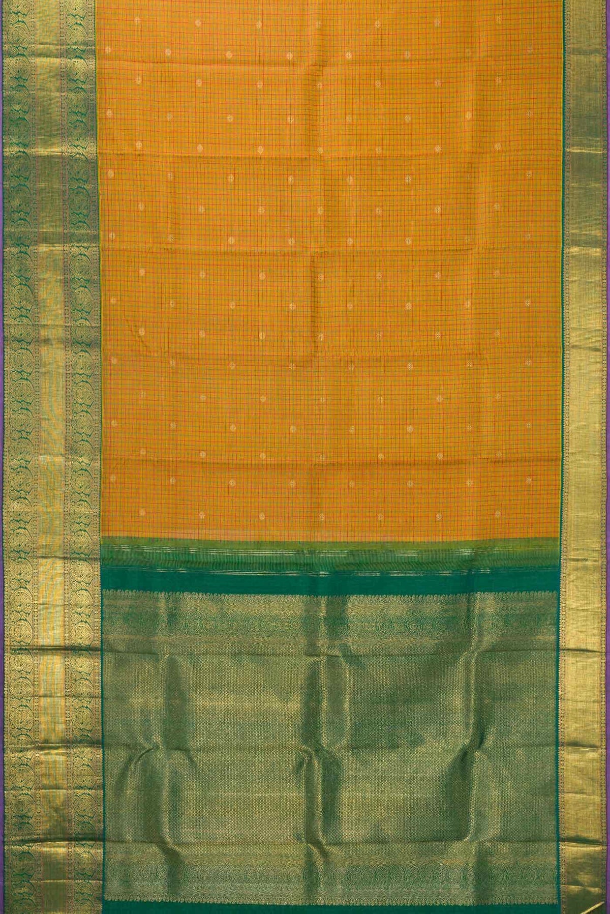 Mustard Linen Saree