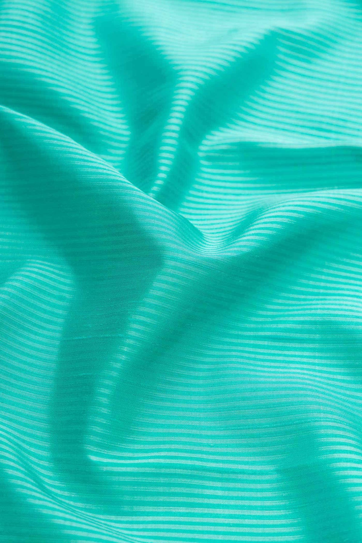 Sea Green Kanchipuram Silk Saree