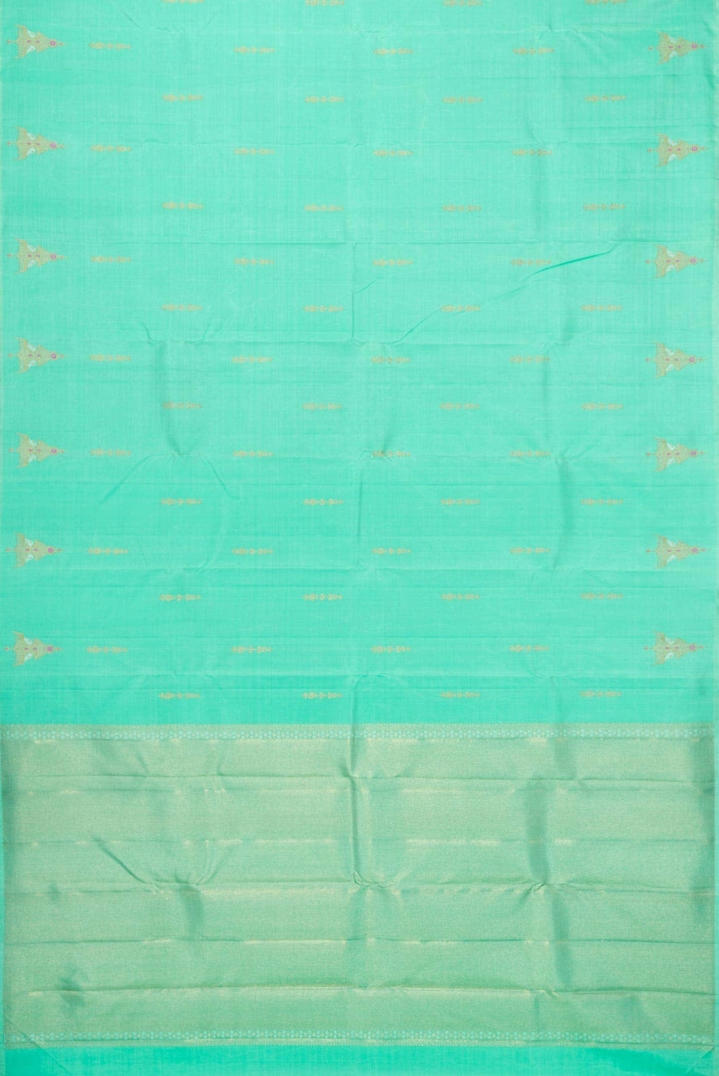 Sea Green Kanjivaram Silk Saree