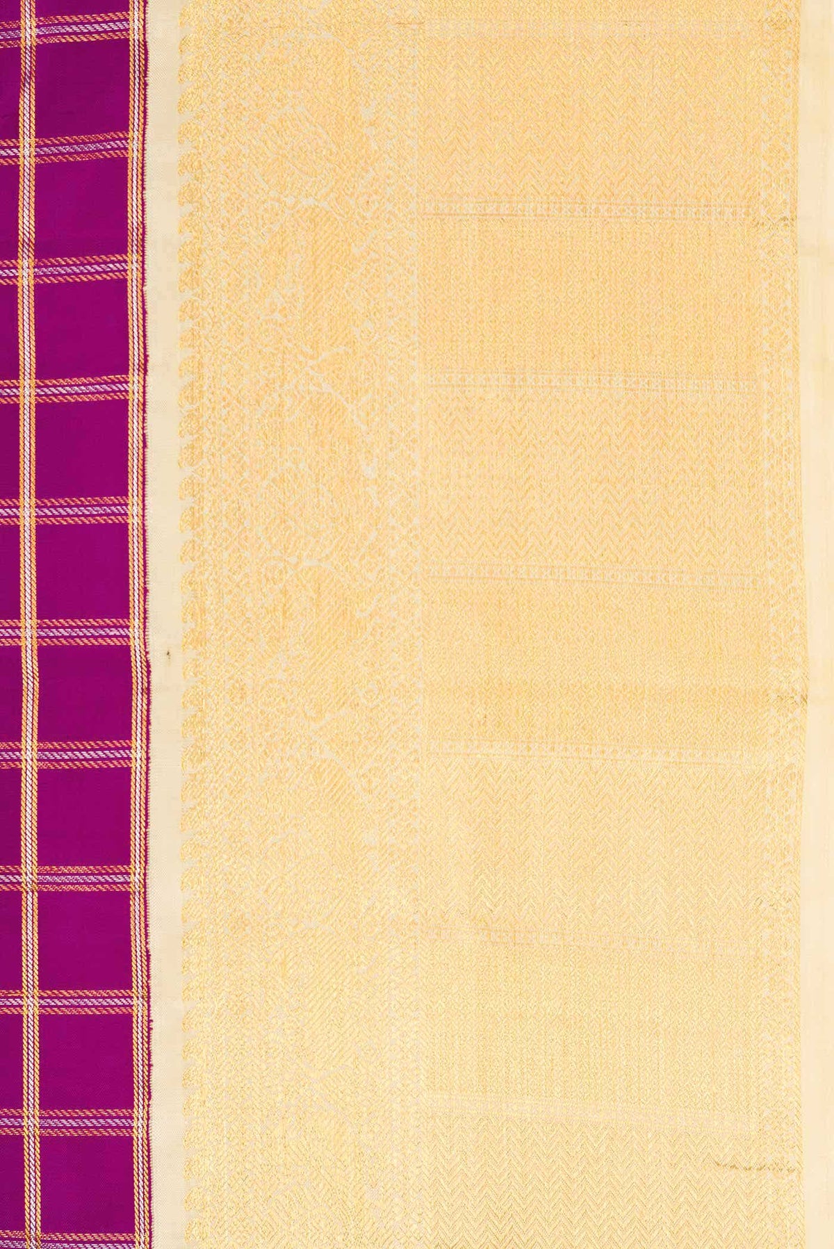 Purple Dual Tone Kanchipuram Silk Saree