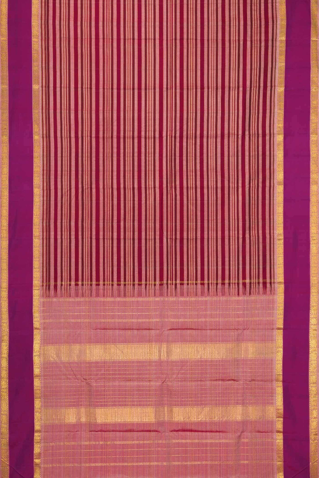 Multi Color Kanjivaram Silk Saree