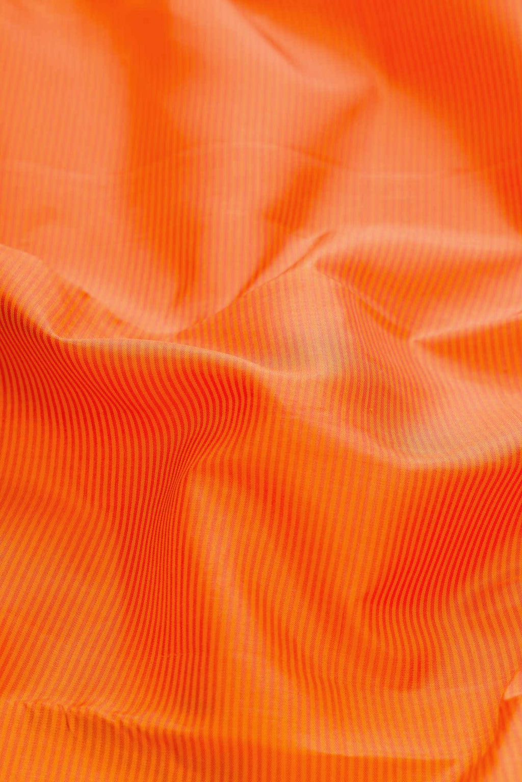 Orange Dual Tone Kanjivaram Silk Saree
