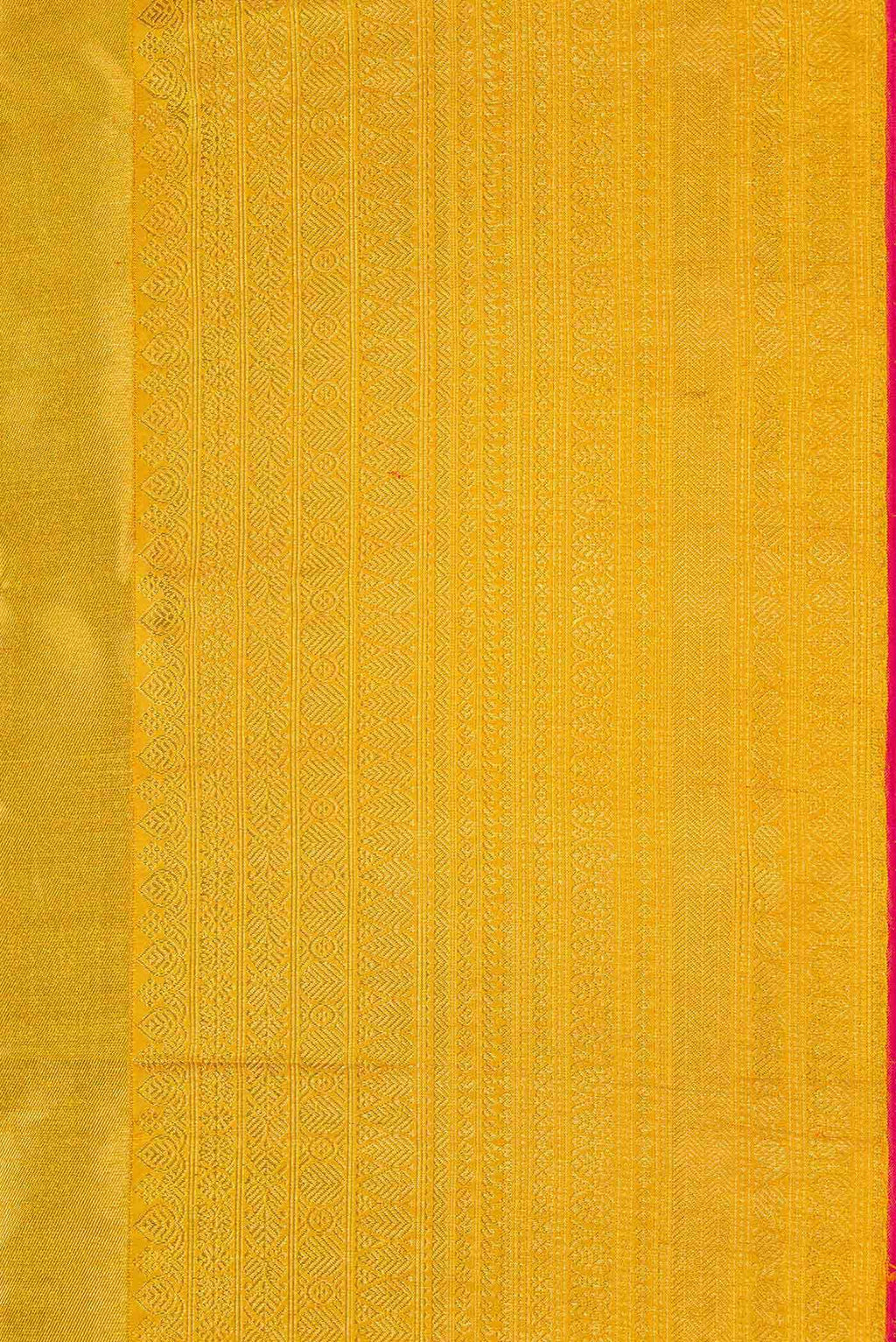 Pure Silk Pure Zari Gold Dual Tone Kanjivaram Tissue Saree