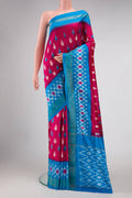 Pink Pochampally Silk Saree