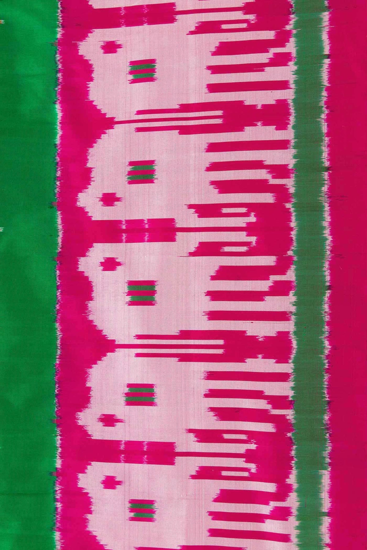 Green Pochampally Silk Saree