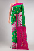 Green Pochampally Silk Saree