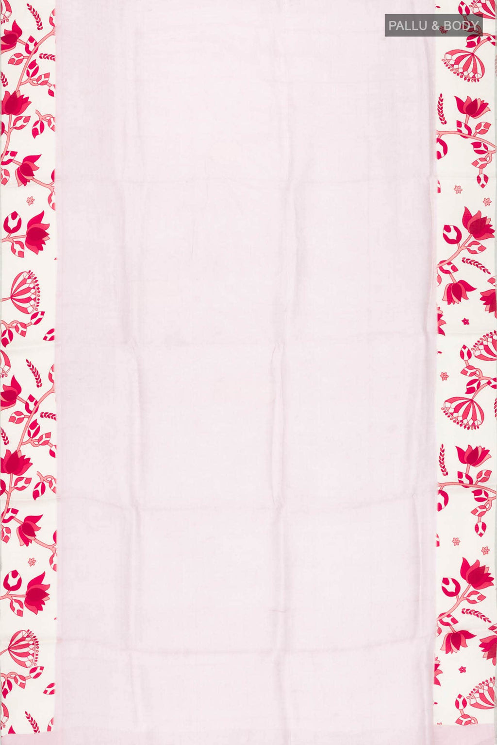 Rose pink Organza Silk Saree