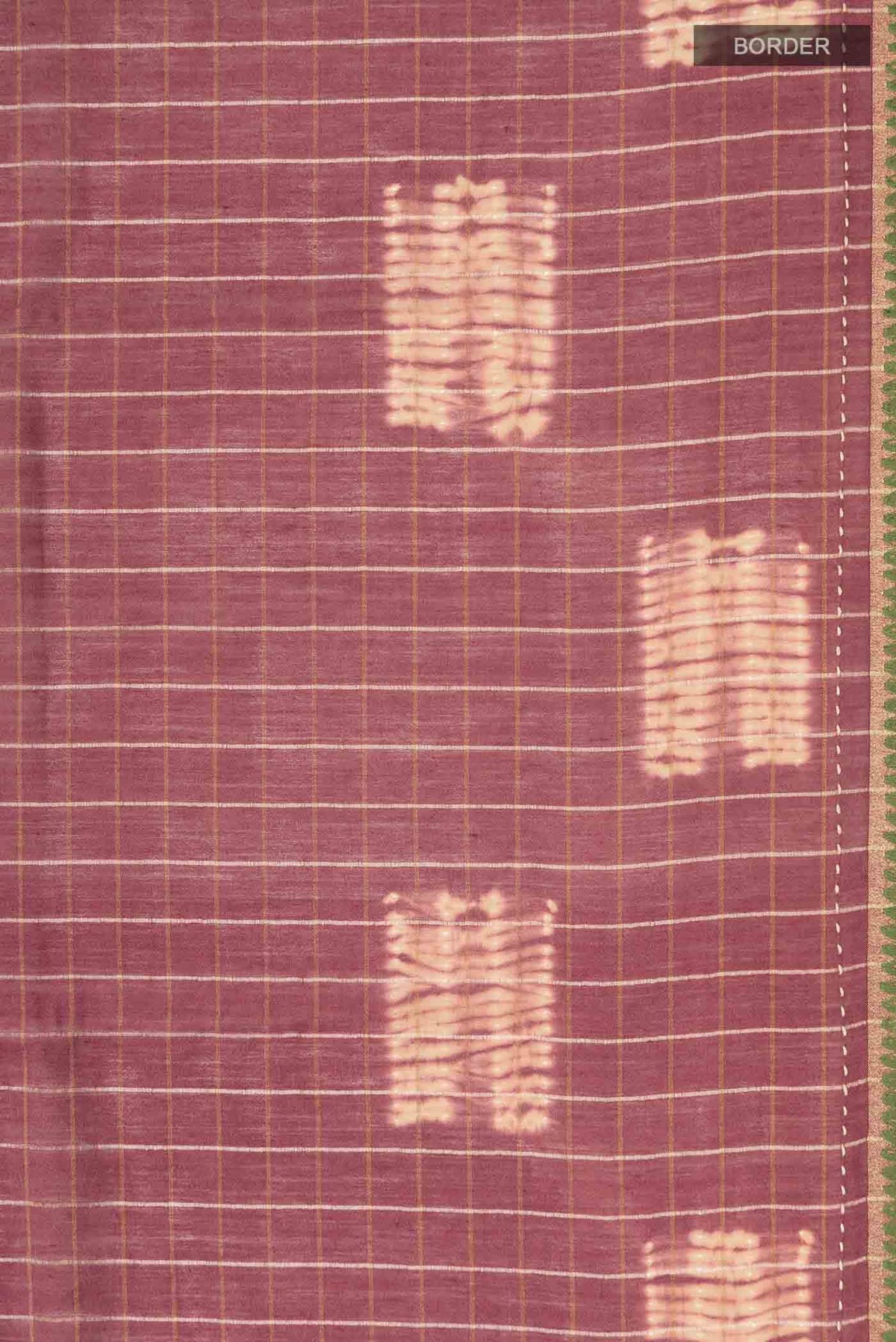 Mauve Tussar Silk Saree