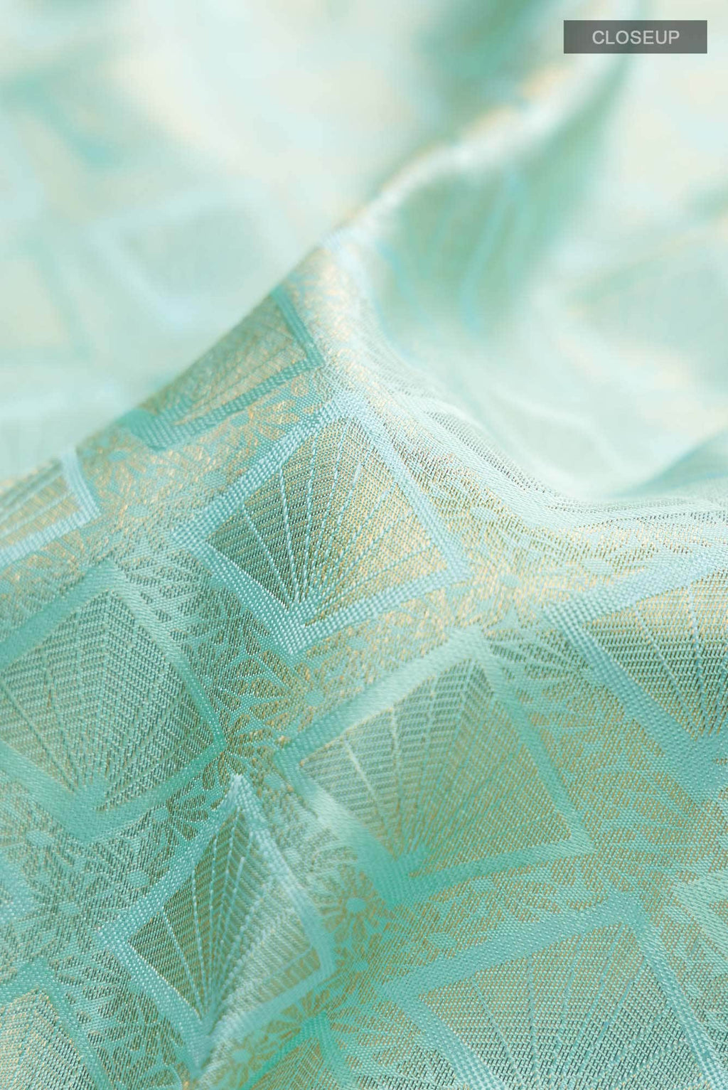 Light Blue Kanchipuram Silk Saree