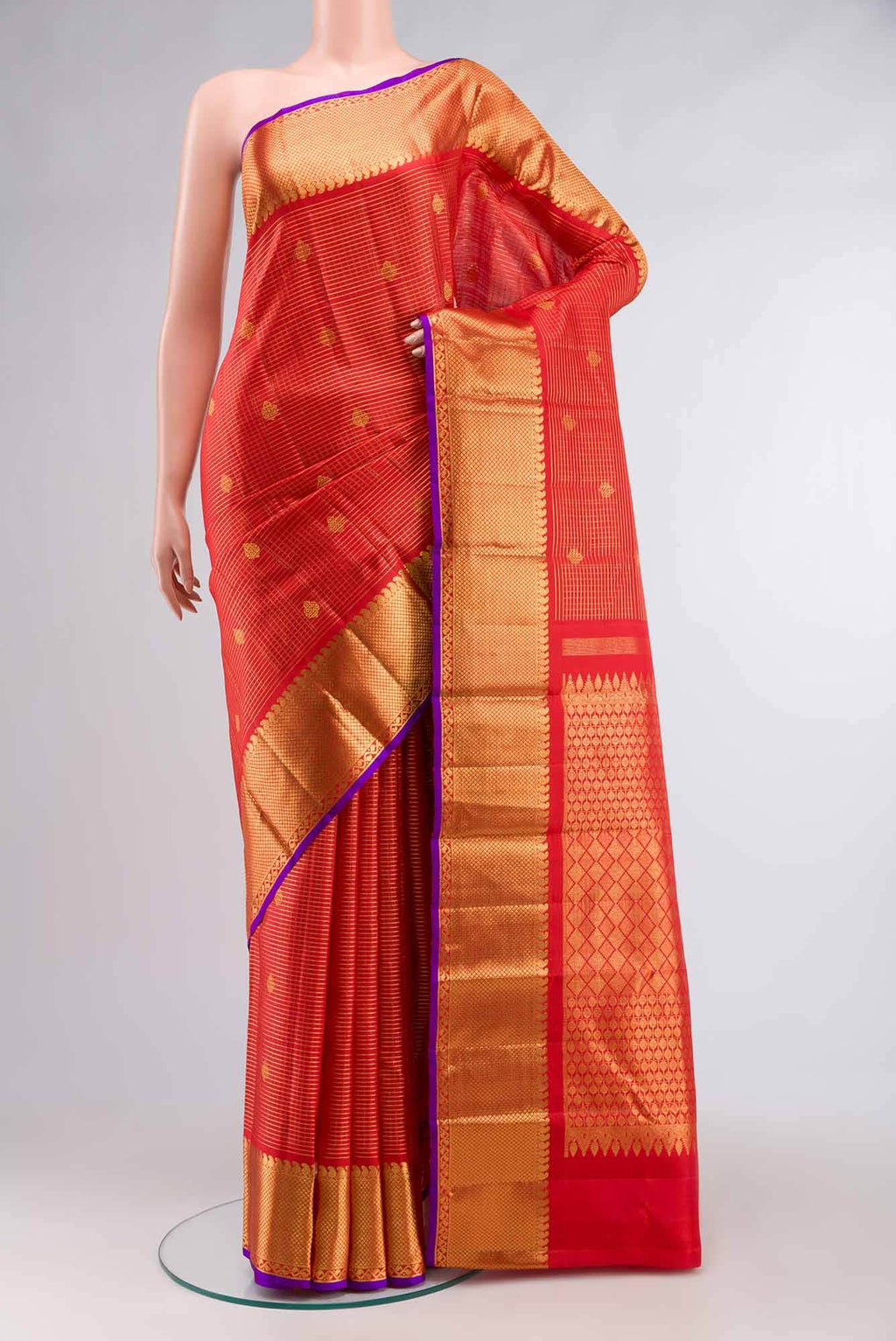 Red Kanjivaram Silk Saree