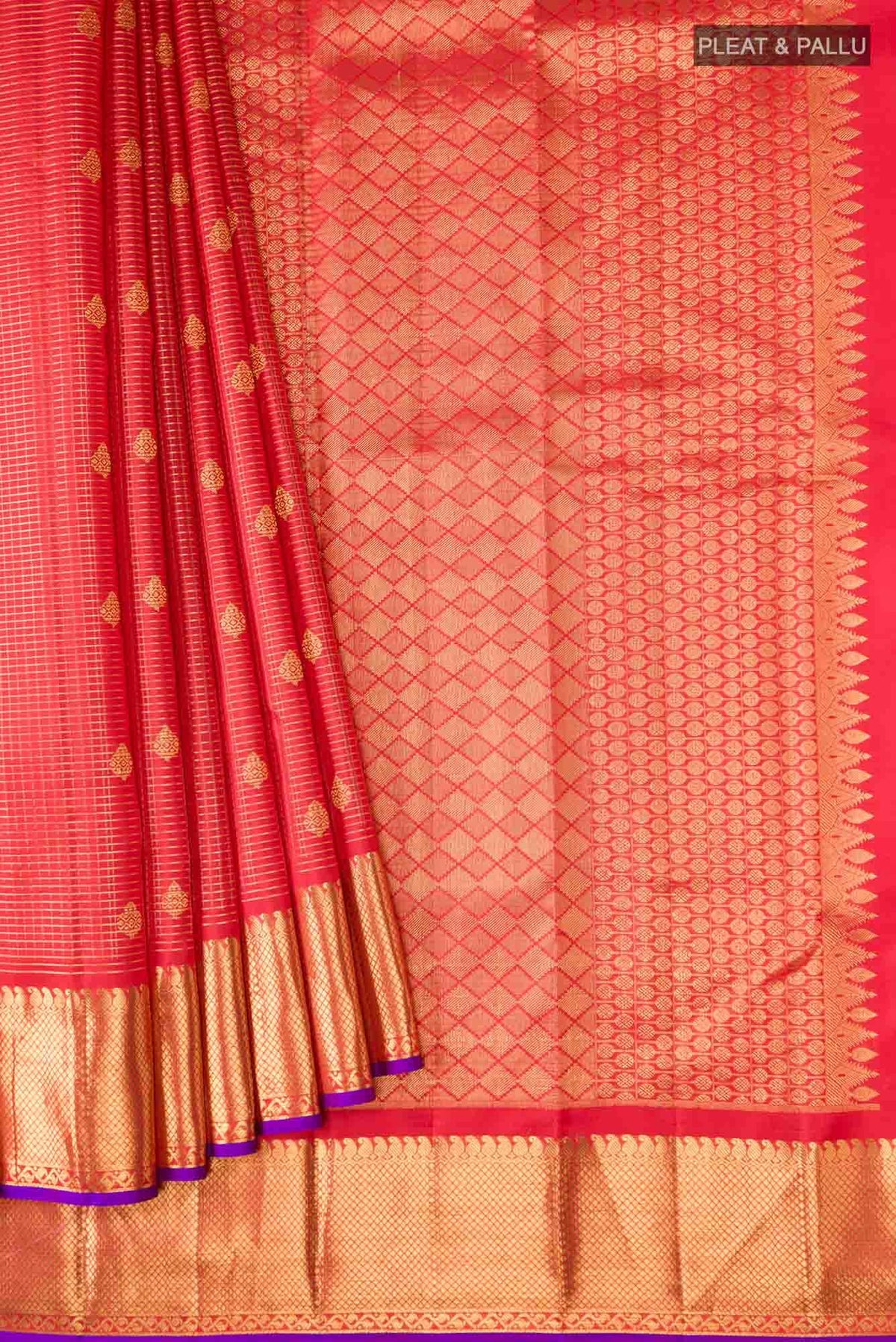 Red Kanjivaram Silk Saree
