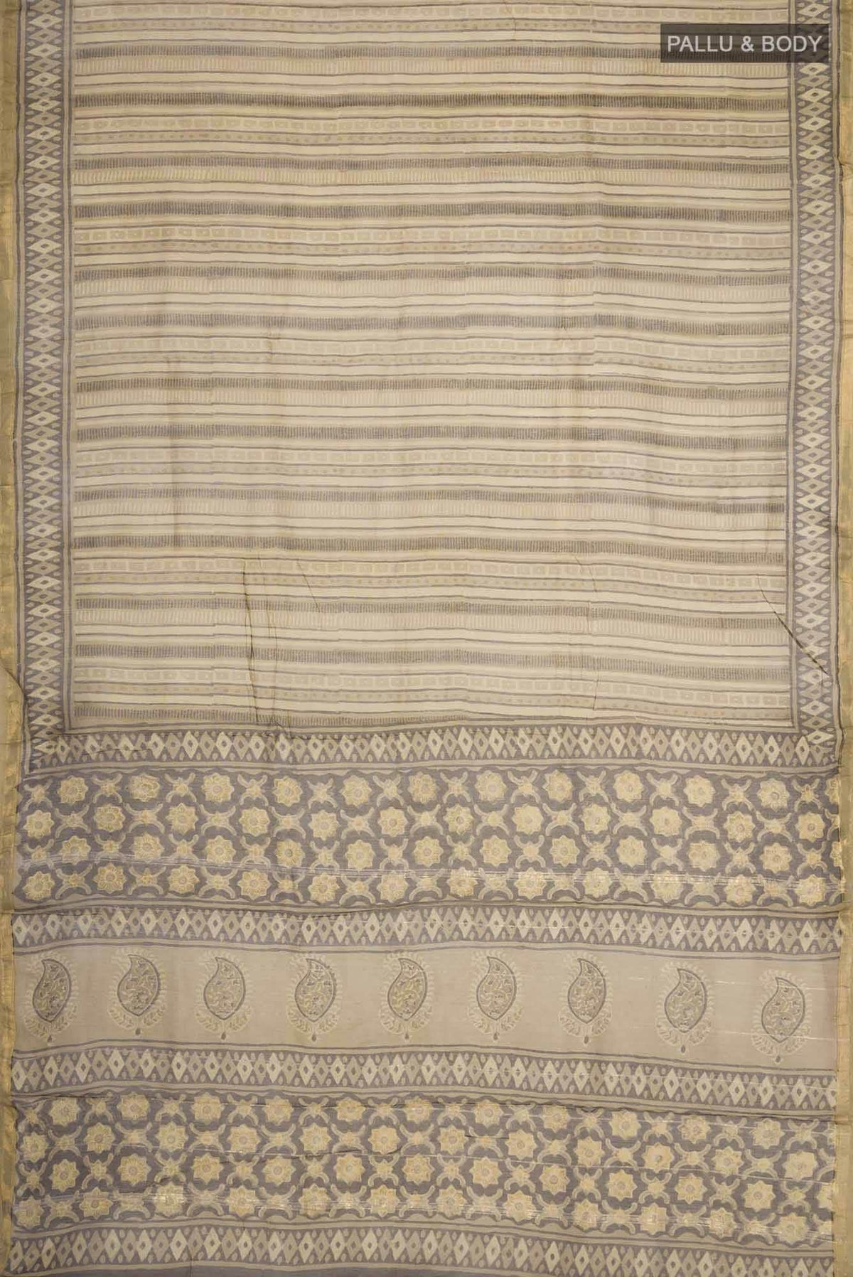 Green Chanderi Silk Cotton Saree