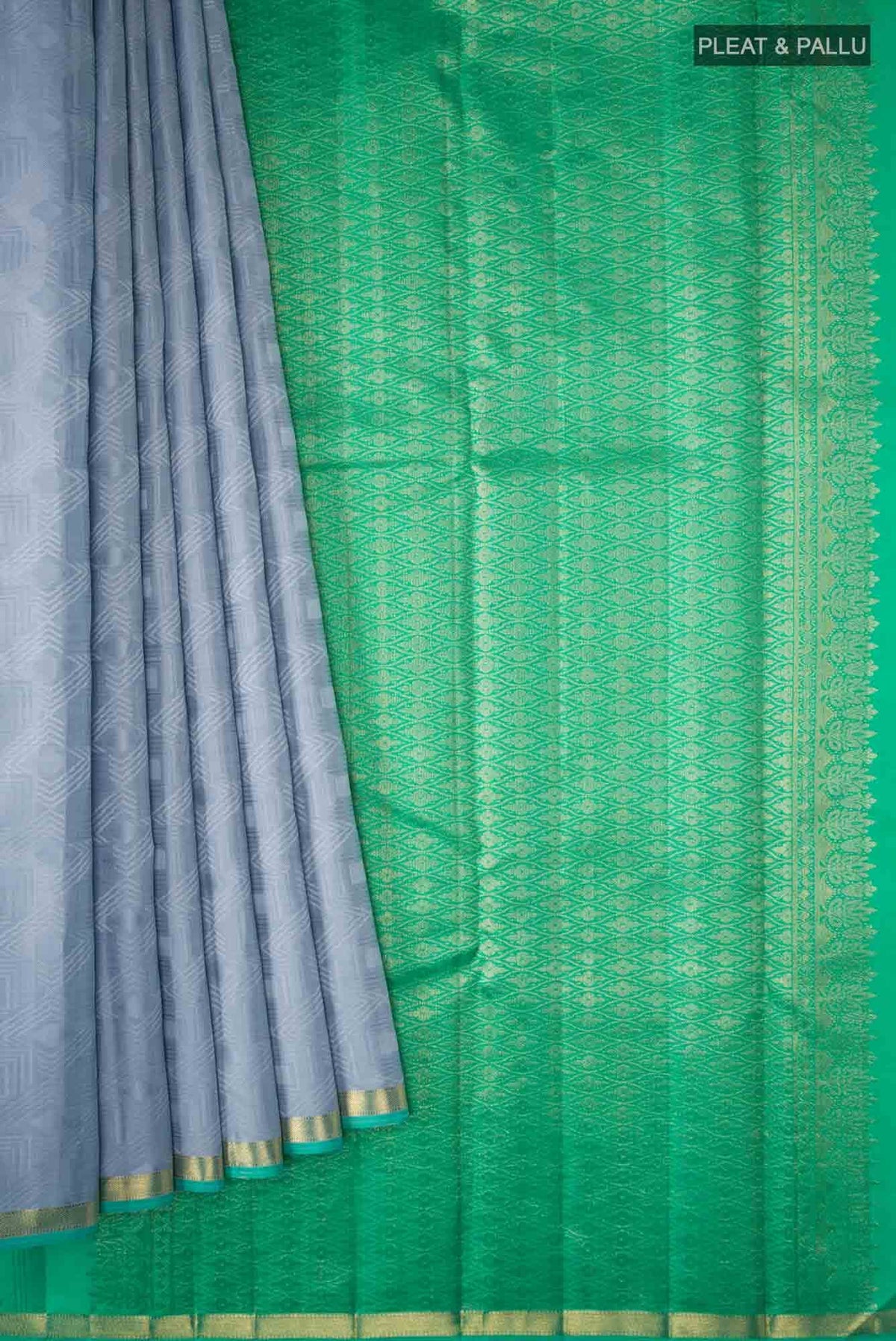 Blue Kanchipuram Silk Saree